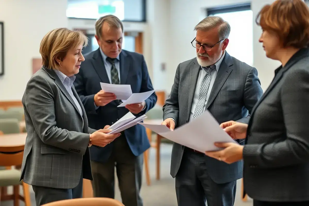 Sharp Baptist Church team meeting