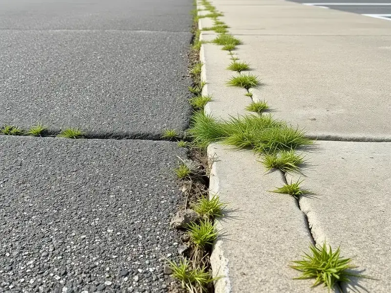 Driveway edge weed removal
