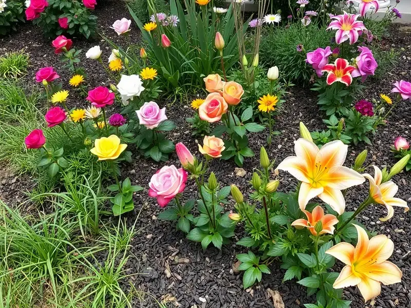 Flower bed weed control